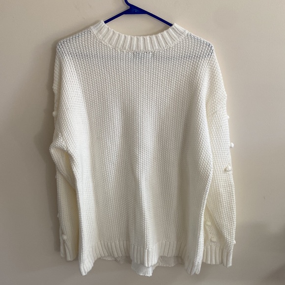Ava Viv Popcorn Stitch and Cable Knit Sweater - Picture 4 of 5